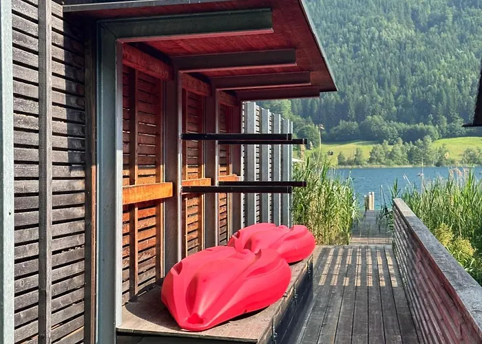 Luxus Fuer 2 Am Mit Privatem Seezugang Weissensee